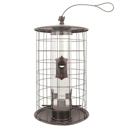 Perky-Pet Perky-Pet 8040454 3 lbs The Preserve Wild Bird & Finch Metal Wire Cage Bird Feeder; 4 Ports 8040454